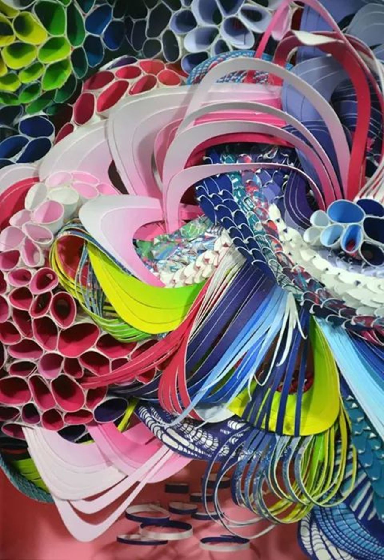 #Art #Picture - Large Paper Installations by Crystal Wagner. http://t.co/D45PZoJECe