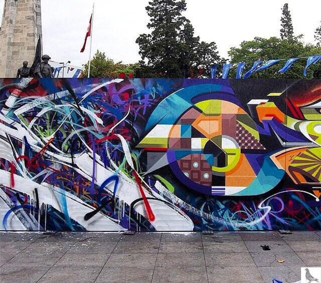 "@GoogleStreetArt: Artist @Saber vibrant Street Art wall located in Istanbul, Turkey 

#art #graffiti #streetart http://t.co/srXAjeT6vl"