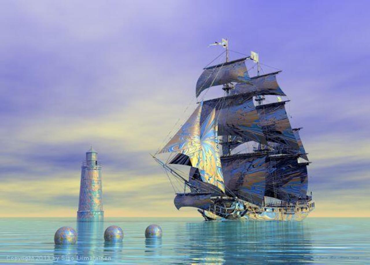 DEEP SLEEP http://bit.ly/14ePMfR http://t.co/IjRi5oxBJE #creative #digital #art #surreal #landscape #sea #ship #amazing #design #fb