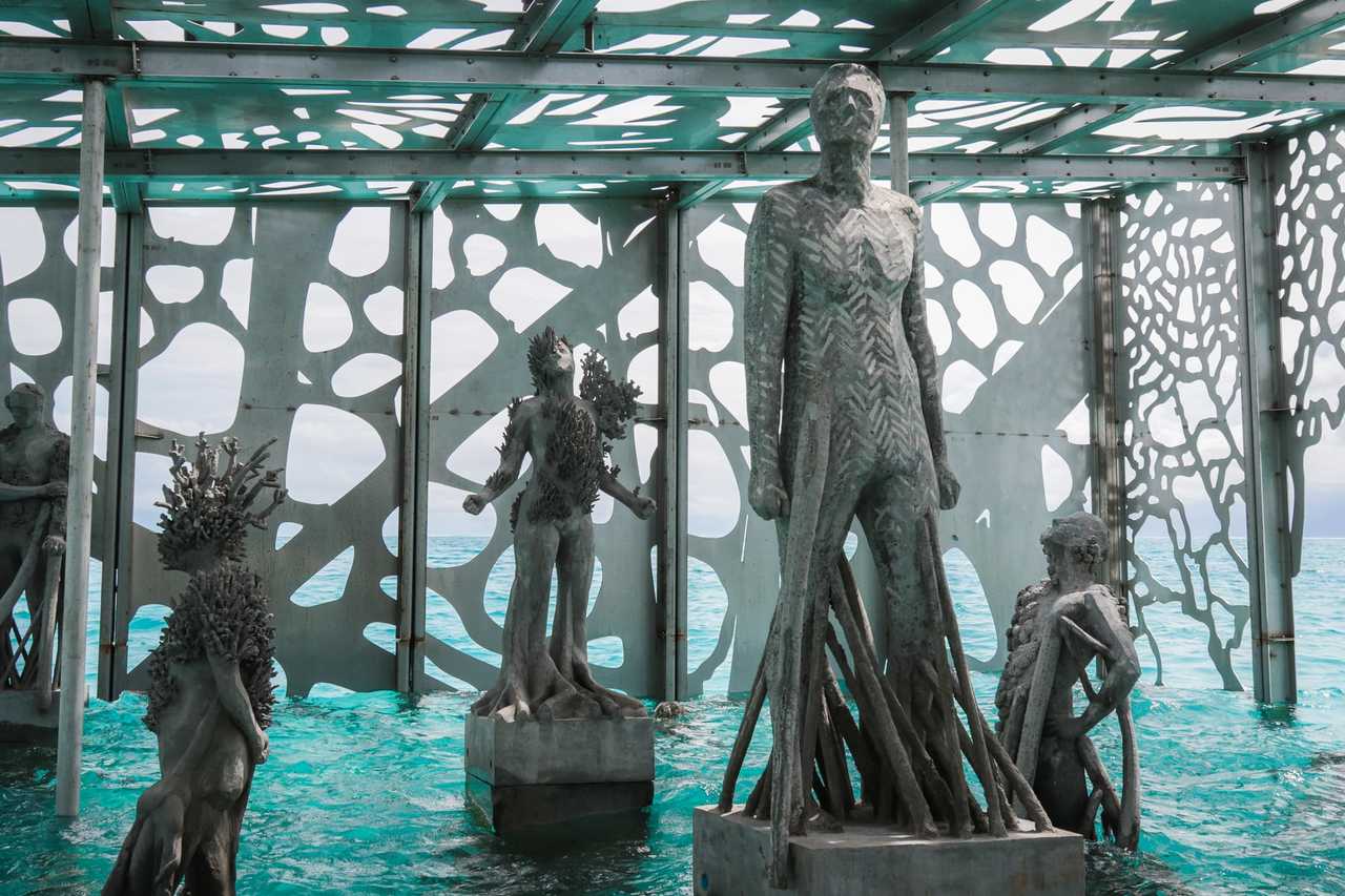 The Coralarium: An Immersive Sculptural Installation Semi-Submerged in the Indian Ocean