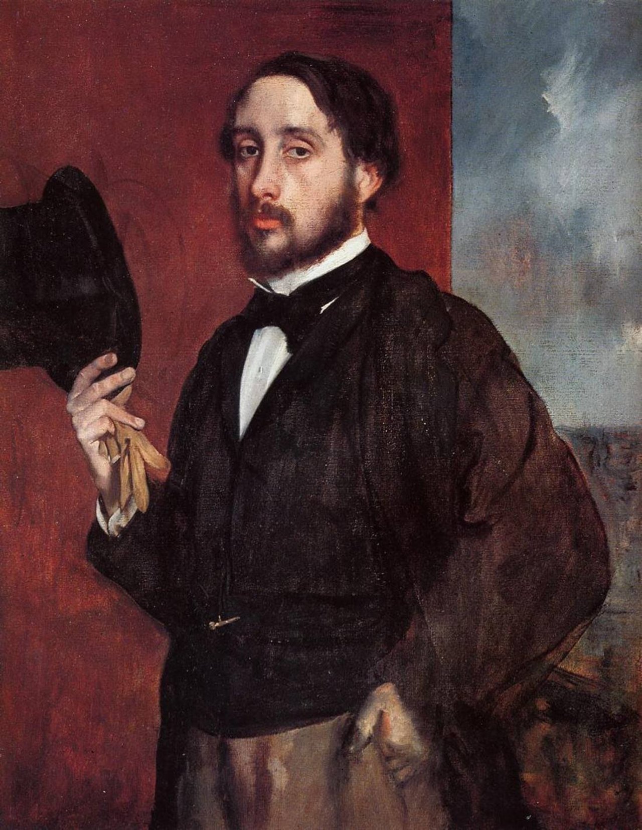 Self Portrait. Edgar Degas, 1866. #degas #art #arthistory https://t.co/YWhg9gpWff