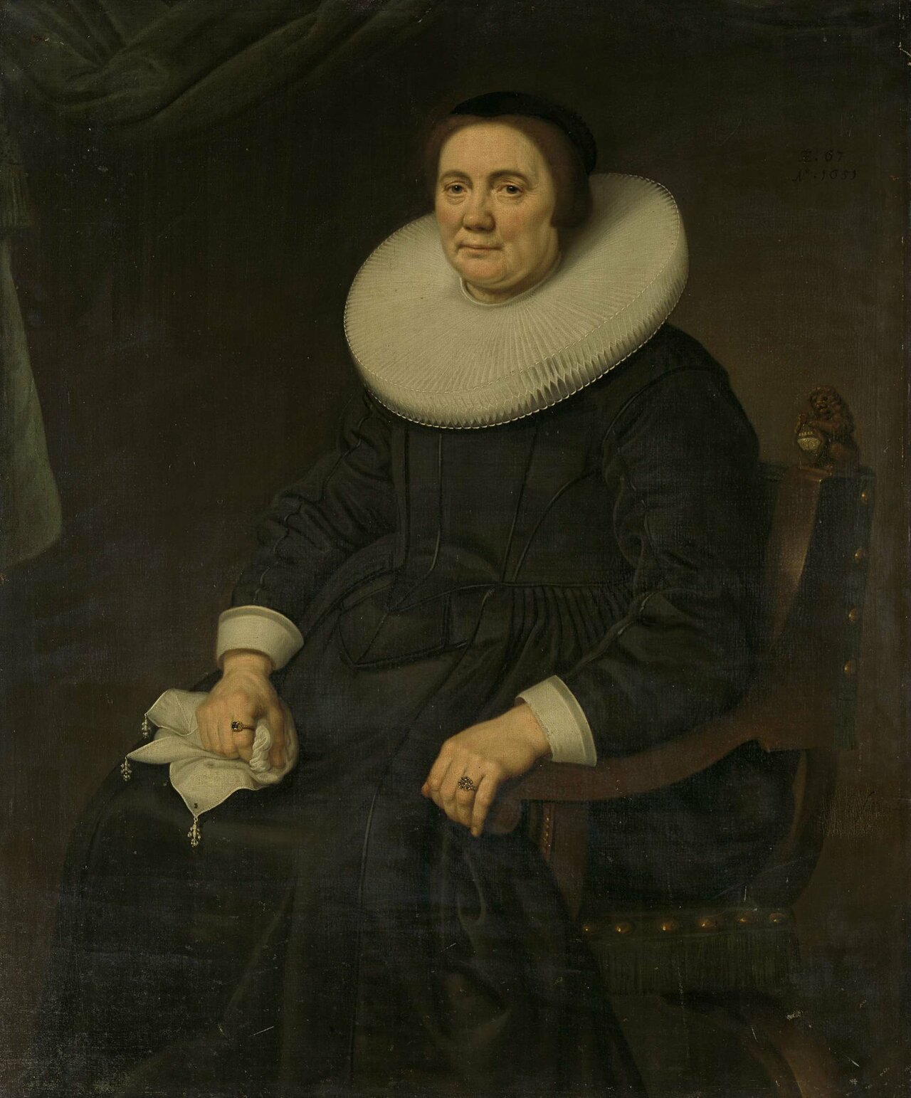Portrait of a woman, Hercules Sanders, 1651 #art #painting http://t.co/4iFYidimHI