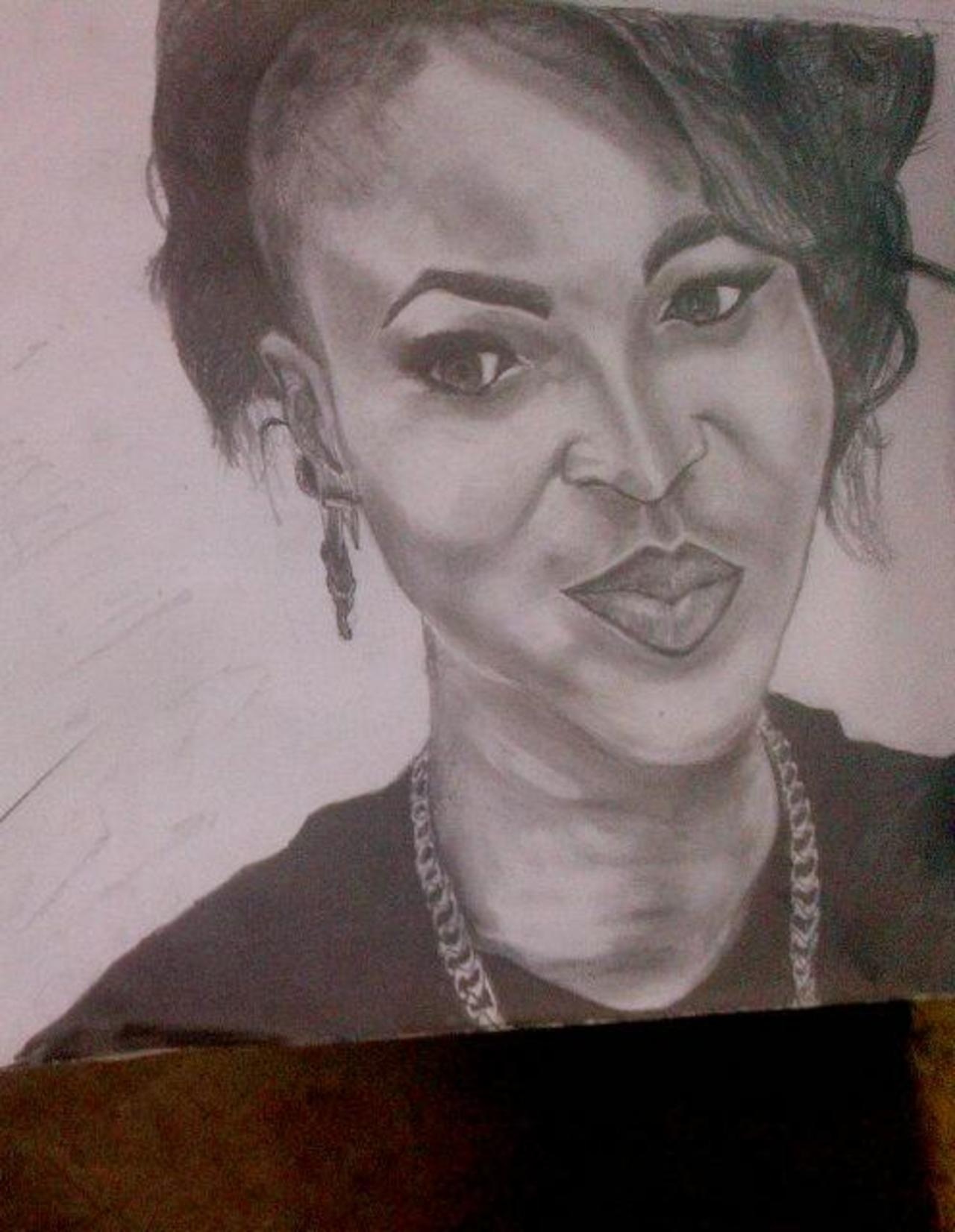#art #artbyokiibrahim  pencil portrait of @EvaAlordiah #RT  if you like the work tnks! :) http://t.co/baqG9598KM