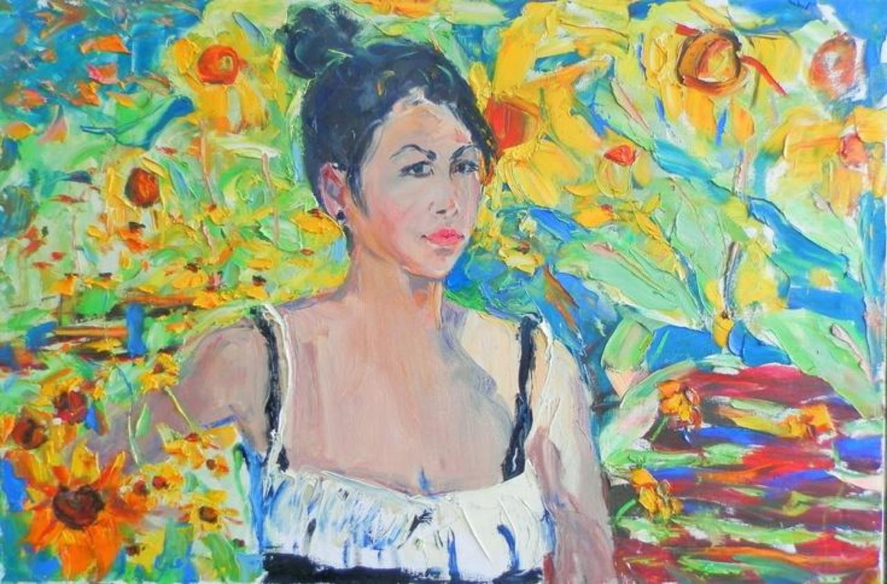 summer portrait by @NastyaKachina #oil #painting #art http://artf.in/1AgmPjW @artfinder http://t.co/5zqC612Cz1