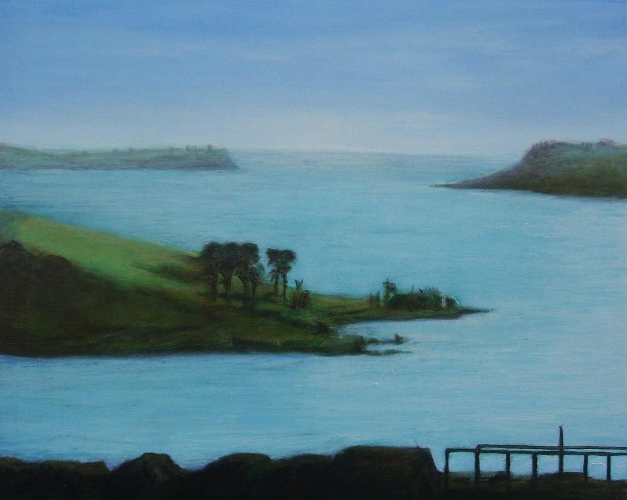 'Cork Harbour' Oil on canvas. #art #oil #painting #landscape #cobh #ireland #fineart http://t.co/MUPgM3z4PF
