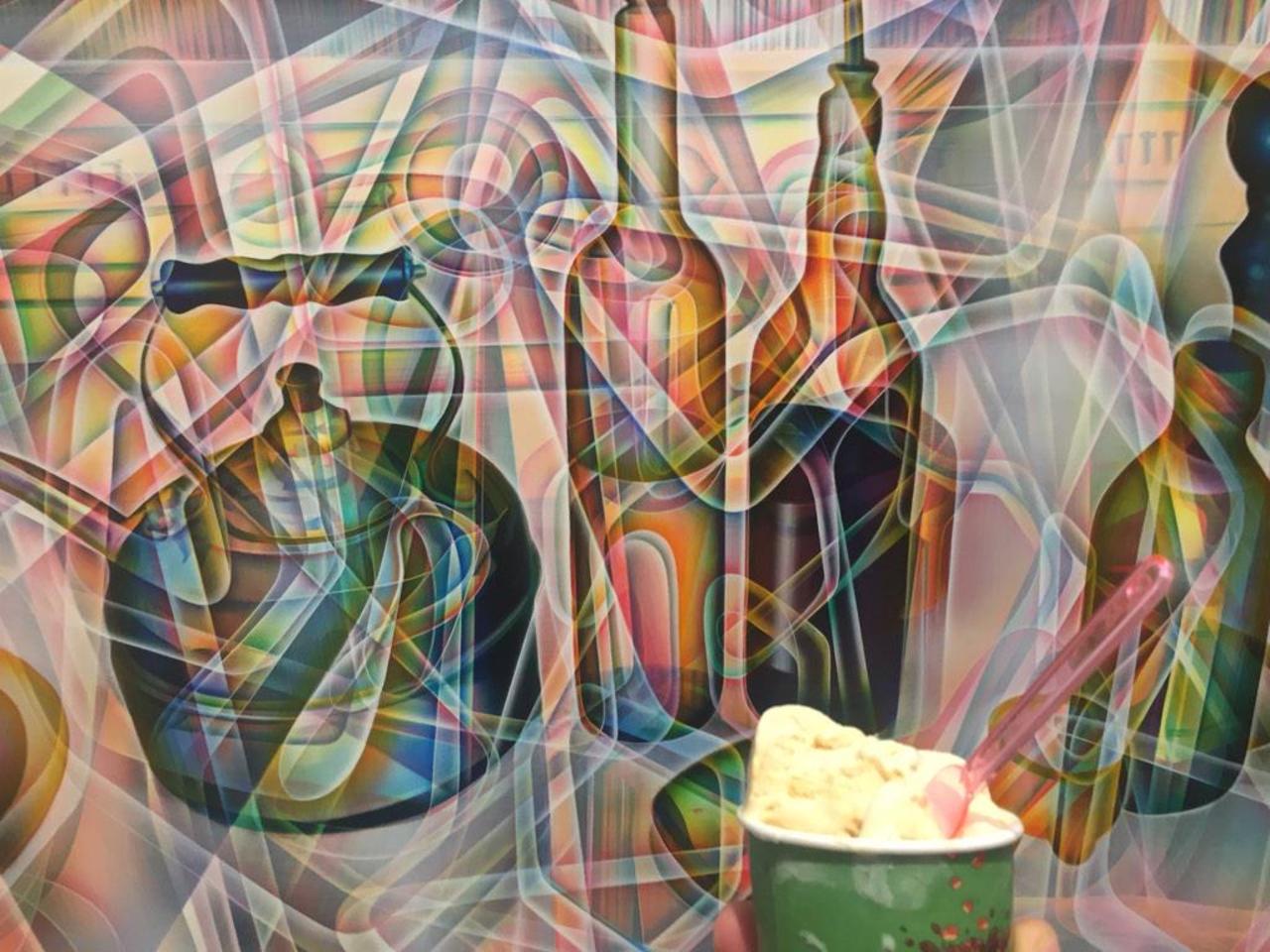 #stillLife with #gelato @ @PULSEArtFair #boothlife #miami #art @E_Leach_Gallery http://t.co/sAzqPo8pRM