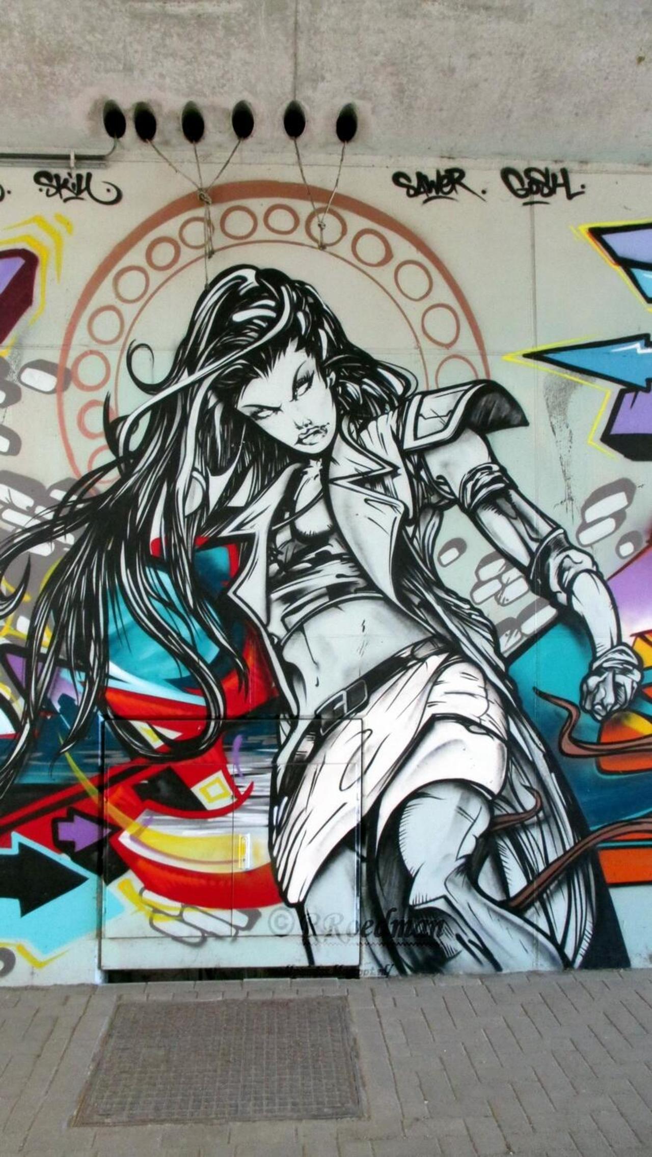 RT "@RRoedman: #streetart #graffiti #mural cartoon woman in Antwerp  3 pics at http://wallpaintss.blogspot.nl http://t.co/ZUGHOUx09Z”
