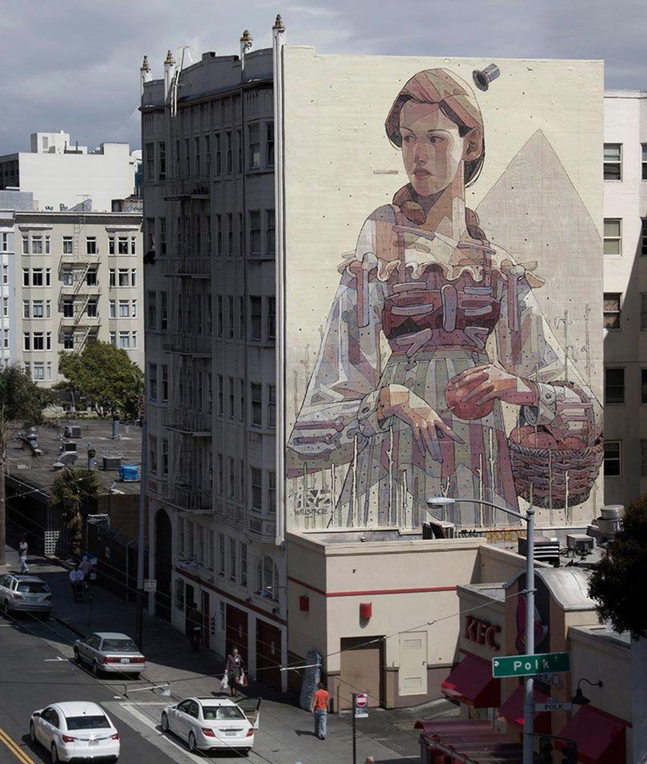 "@Pitchuskita: Aryz 
Tenderloin, San Francisco
#streetart #art #graffiti #urbanart #mural http://t.co/HVJebIct4l"