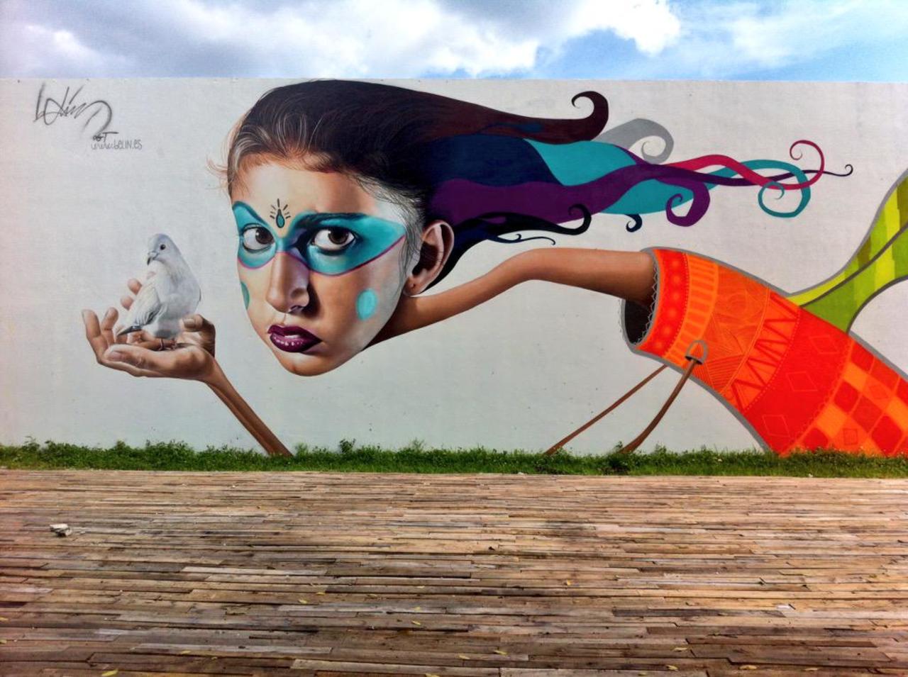 RT @Pitchuskita: Belin 
Miami
#streetart #art #graffiti #mural http://t.co/uwn7In6Fdy
