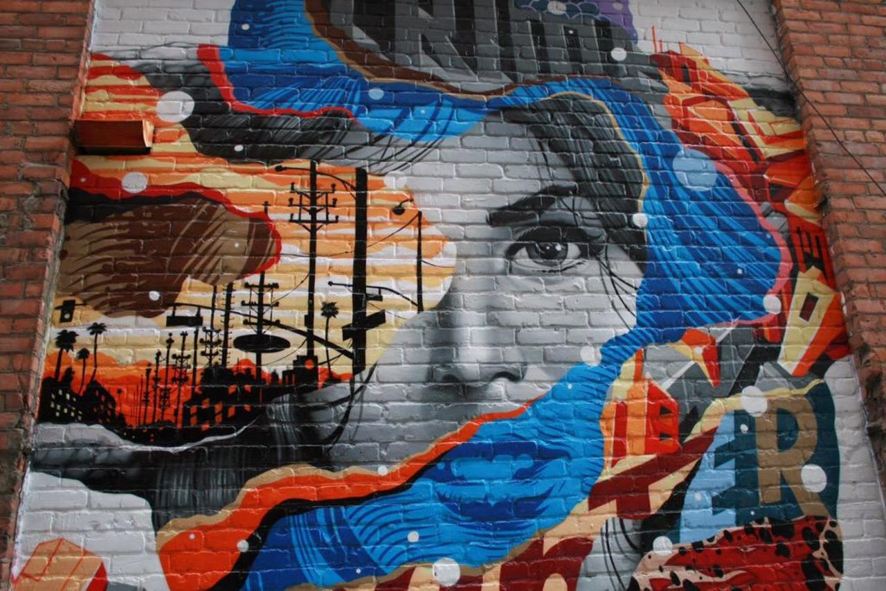 RT @Pitchuskita: Tristan Eaton "Crime Fighter"
#Detroit, #USA #BigArtBoost #ART #AllART  
#streetart #graffiti #mural http://t.co/euXauVN8MH