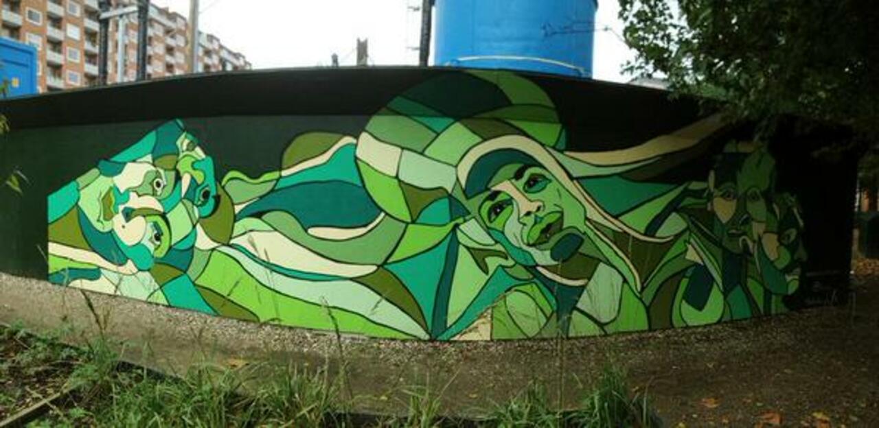 Artista: Mina Paasche 
Copenhague, Dinamarca
#art #streetart #mural #graffiti http://t.co/jLUeb5Zqf5