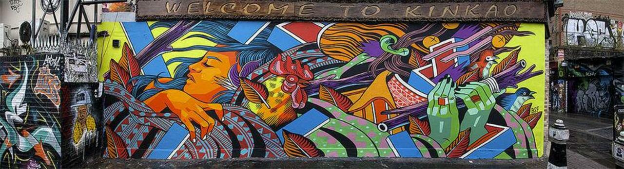 Streetart by the artists Bicicleta Sem Freio (BSF)

#streetart #urbanart #mural #art #graffiti http://t.co/w6i3YCHsmY