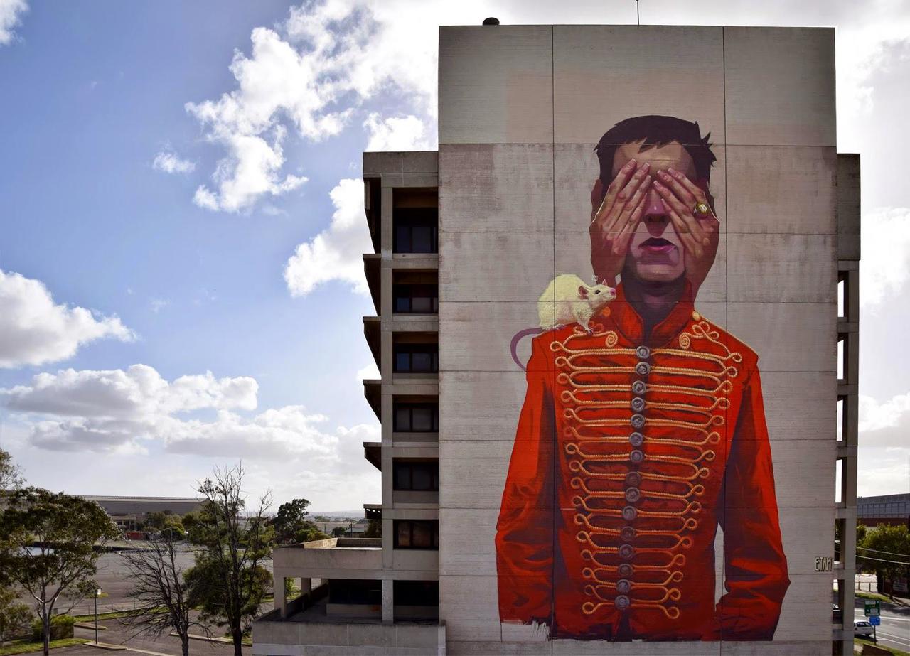 Streetart by Etam Cru in Adelaide, Australia

#streetart #urbanart #mural #art #graffiti http://t.co/2xU8HDsz2G