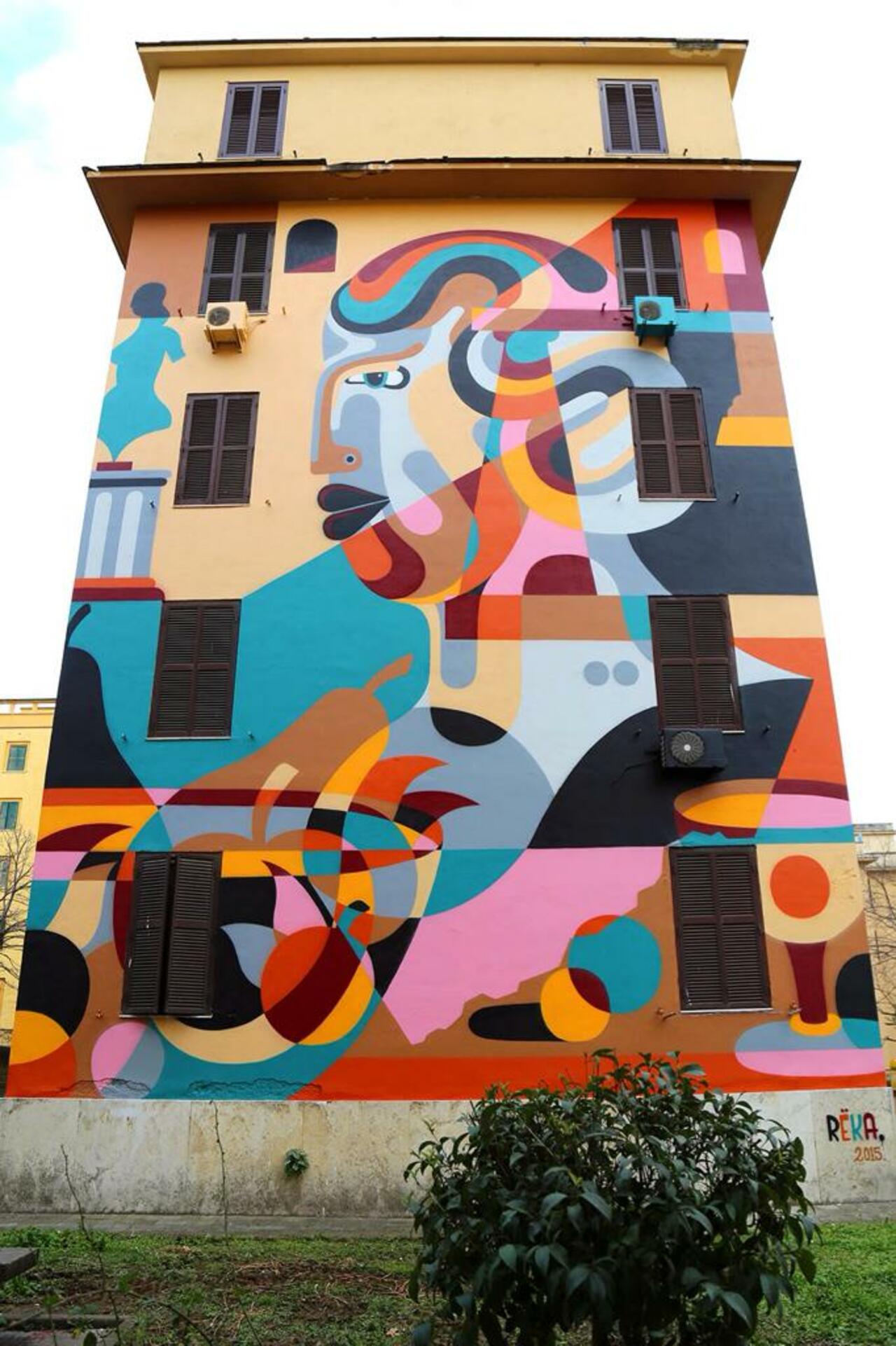 Streetart by Reka in Rome, Italy

#streetart #mural #urbanart #art #graffiti http://t.co/TKv1jiDvQx