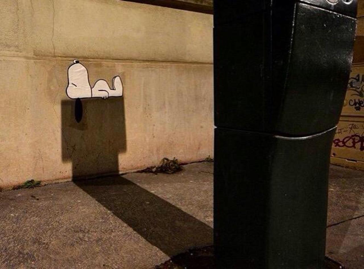 “@GoogleStreetArt: OakOak new clever Street Art of Snoopy in Saint-Etienne, France

#art #arte #graffiti #streetart http://t.co/dgb8fTDiDH”