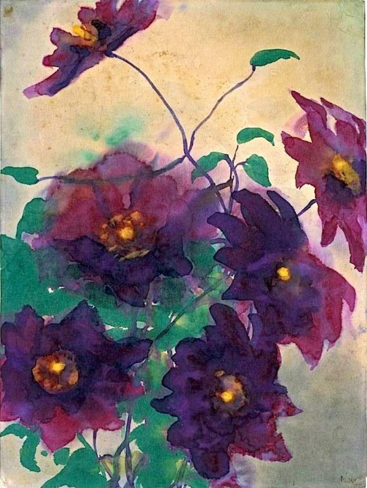 Emil Nolde - Flowers, 1934 #art http://t.co/dLA0Gz2PHz via @leadintogold