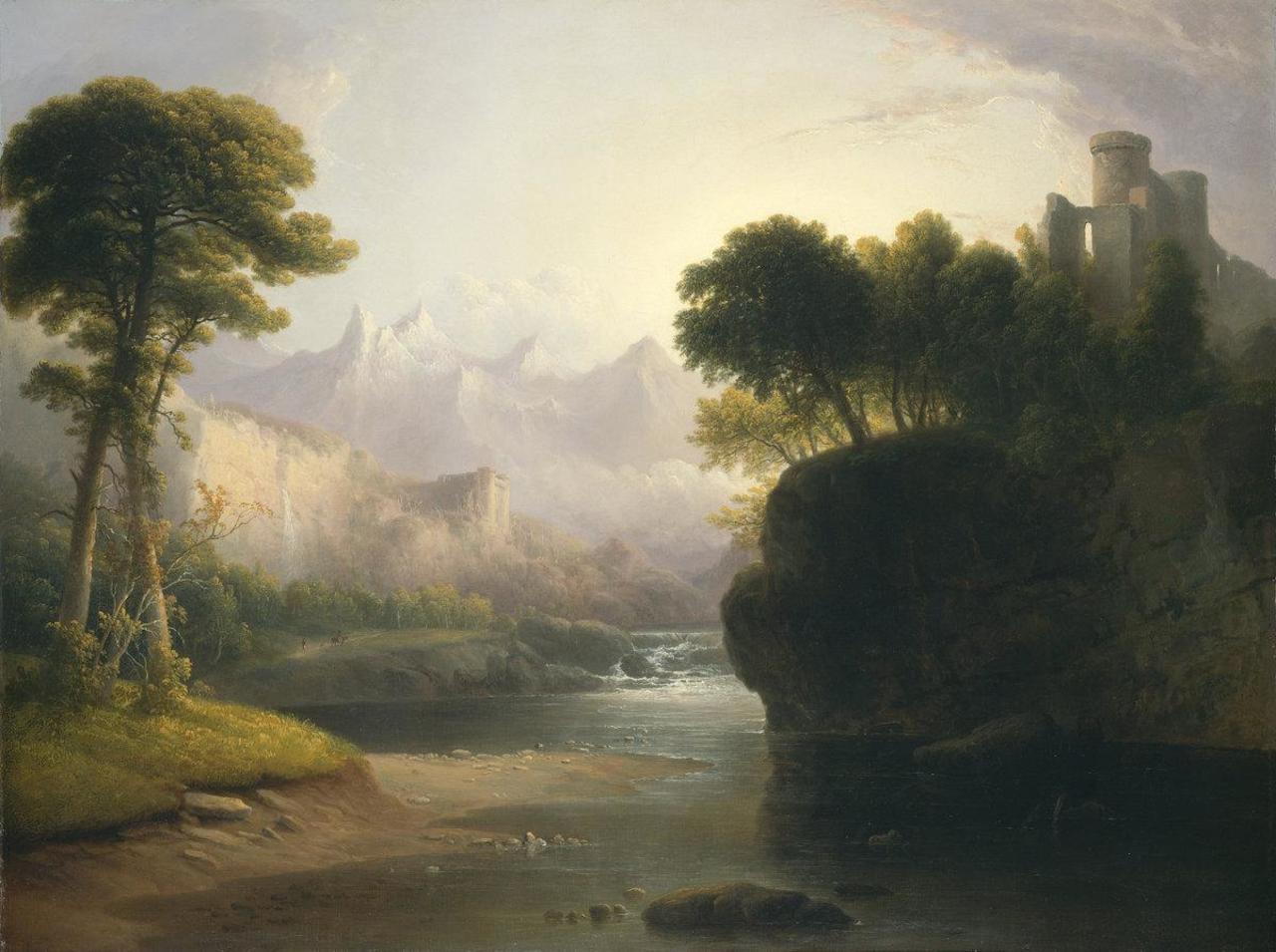 Fanciful Landscape by Thomas Doughty, 1834 #art #painting http://t.co/Rpxvh4eBx6