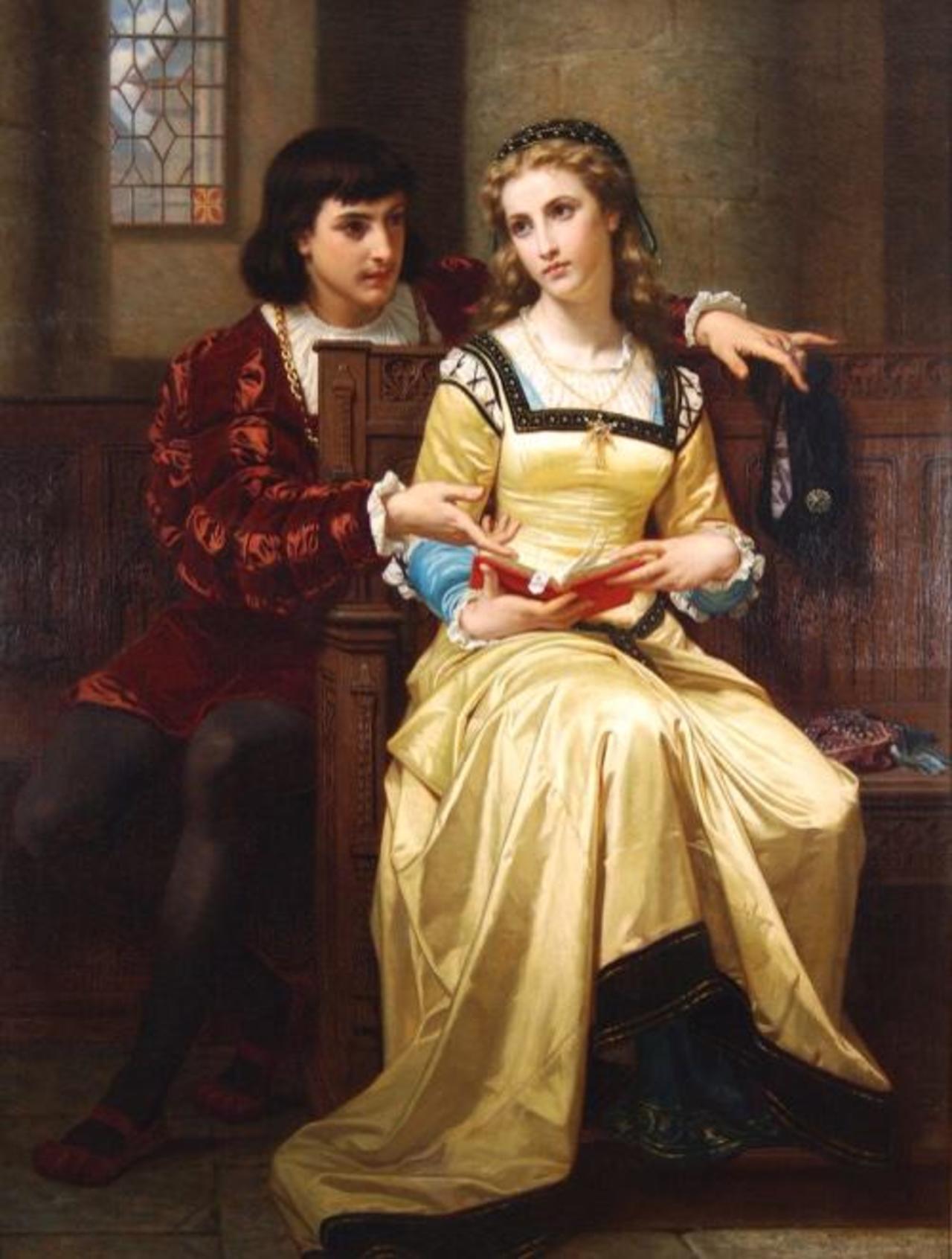 Romeo y Julieta - Hughes Merle #art #painting http://t.co/58zTkW7cob
