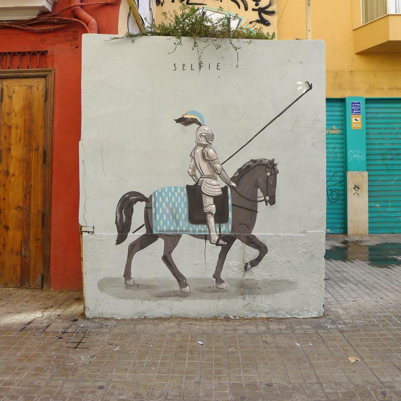 "@allcitycanvas: This is what @escif_ 's selfie looks like in Valencia, #Spain #mural #urbanart #streetart #graffiti http://t.co/nRYNx70BZd"