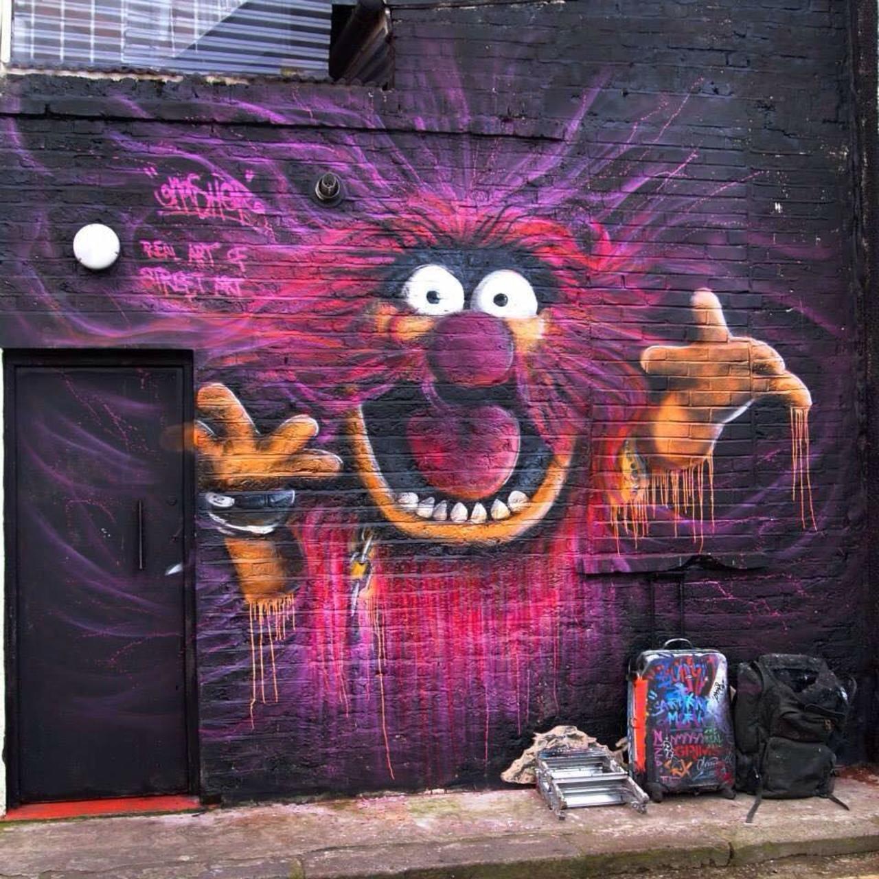 RT @HeatherGlatz: Fun Street Art of Animal by Gnasher 

#art #arte #graffiti #streetart http://t.co/sISbnwAGSQ