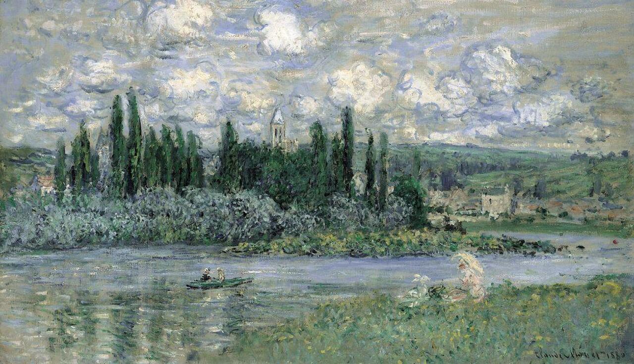 #Impressionism Claude #Monet,"VÃ©euil sur Seine" 1880 #art #Tweetart #artTW #shareArt http://t.co/ivhuTSl1MJ