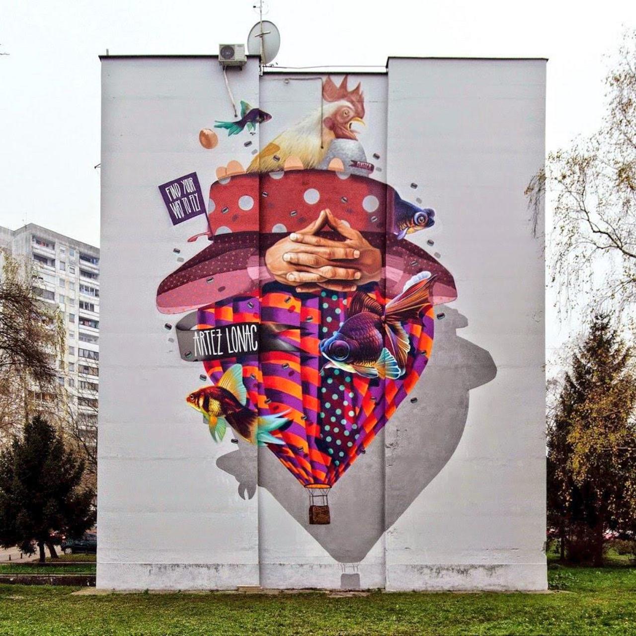 Lonac & Artez 
Banja Luka, Bosnia
#streetart #art #graffiti #mural http://t.co/RL4gXeZvi8