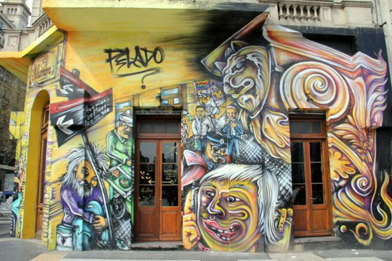 Pelado 
Av 9 de Julio, Buenos Aires
#streetart #art #urbanart #mural #graffiti http://t.co/kImcUoNLn8