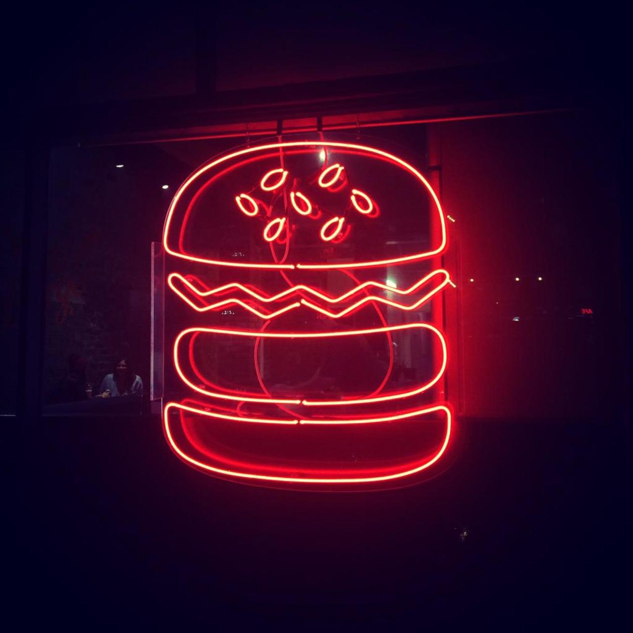Mr Burger, Brunswick Street #fitzroy #melbourne #neon #neonsign #delicious #lightart  http://t.co/8gNoMfJBy8