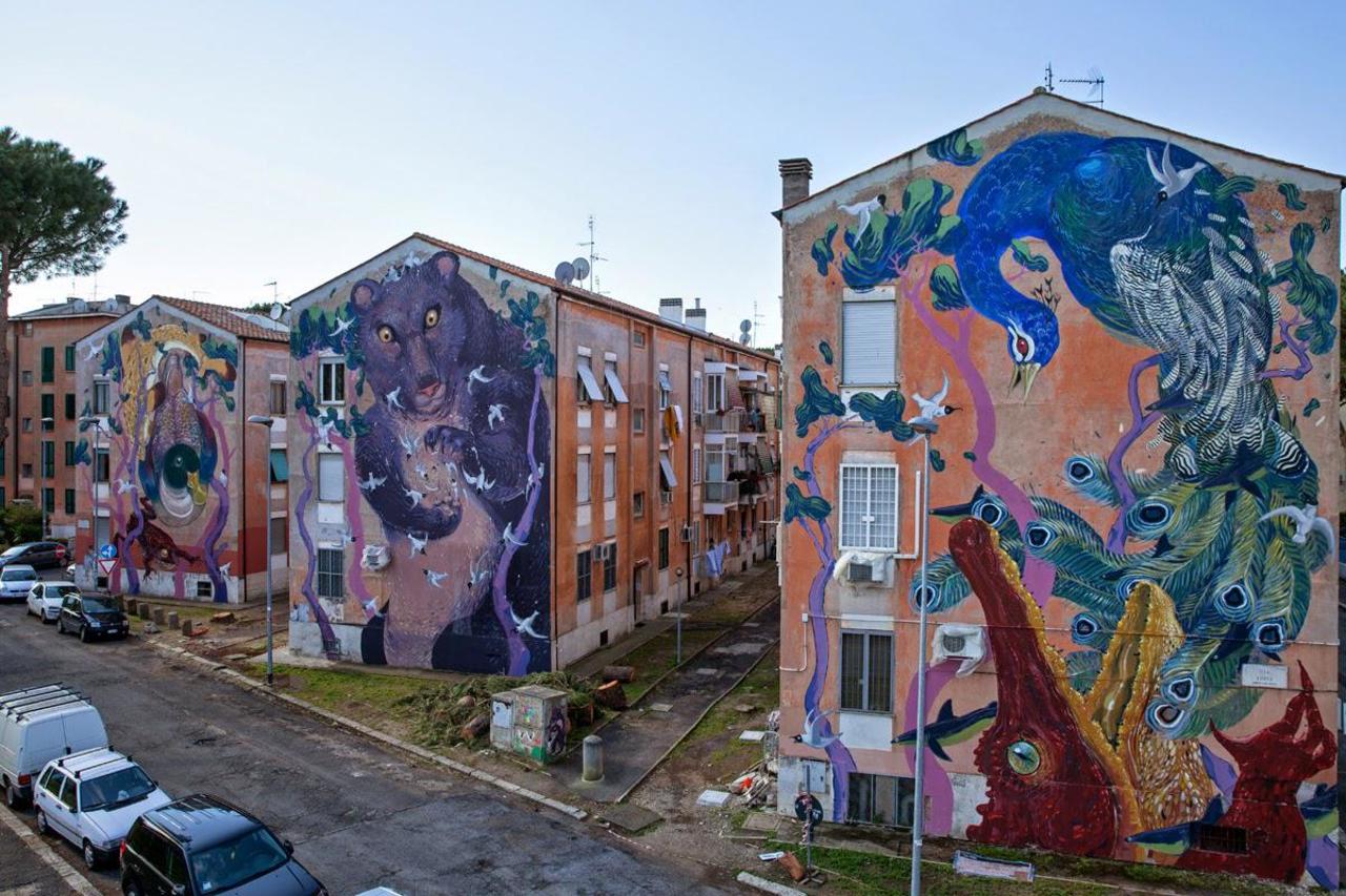 Murals by Hitnes in Rome, Italy

#streetart #urbanart #mural #art #graffiti http://t.co/CjOtHQ7aUU