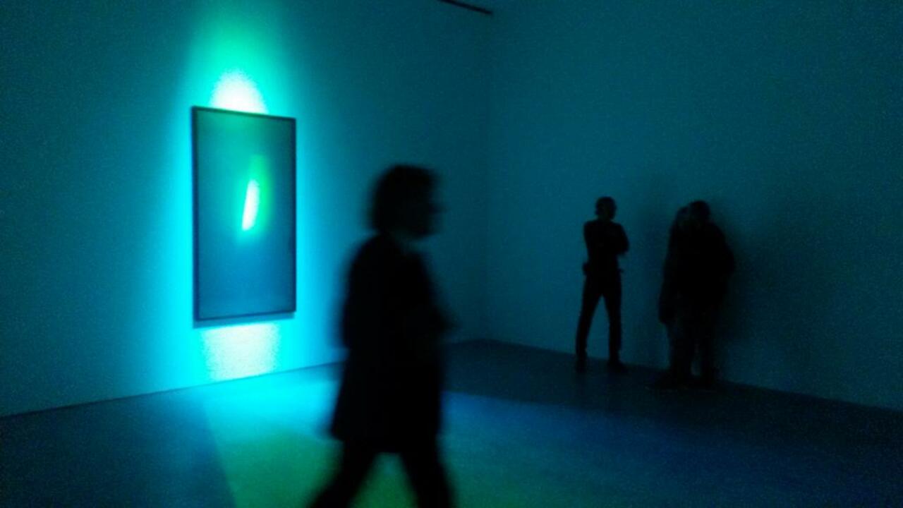 #jamesturrel #fascino #lightart #collezione #museo waiting for #MuseumWeek http://t.co/LjtDXRmDc5