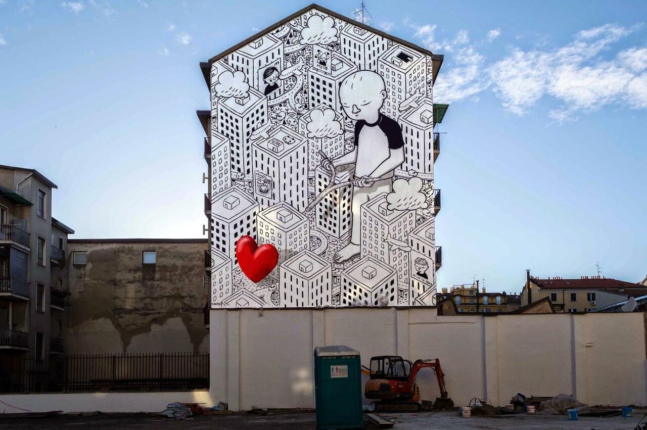Streetart by Millo in Milan, Italy

#streetart #urbanart #art #graffiti #mural http://t.co/pk8oEn7Ihy
