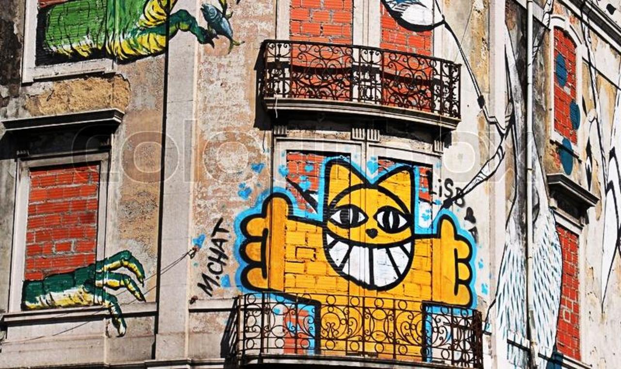 The Funky Side  • #streetart #graffiti #art #cat #funky #dope . : http://t.co/DKsUjhKzMd