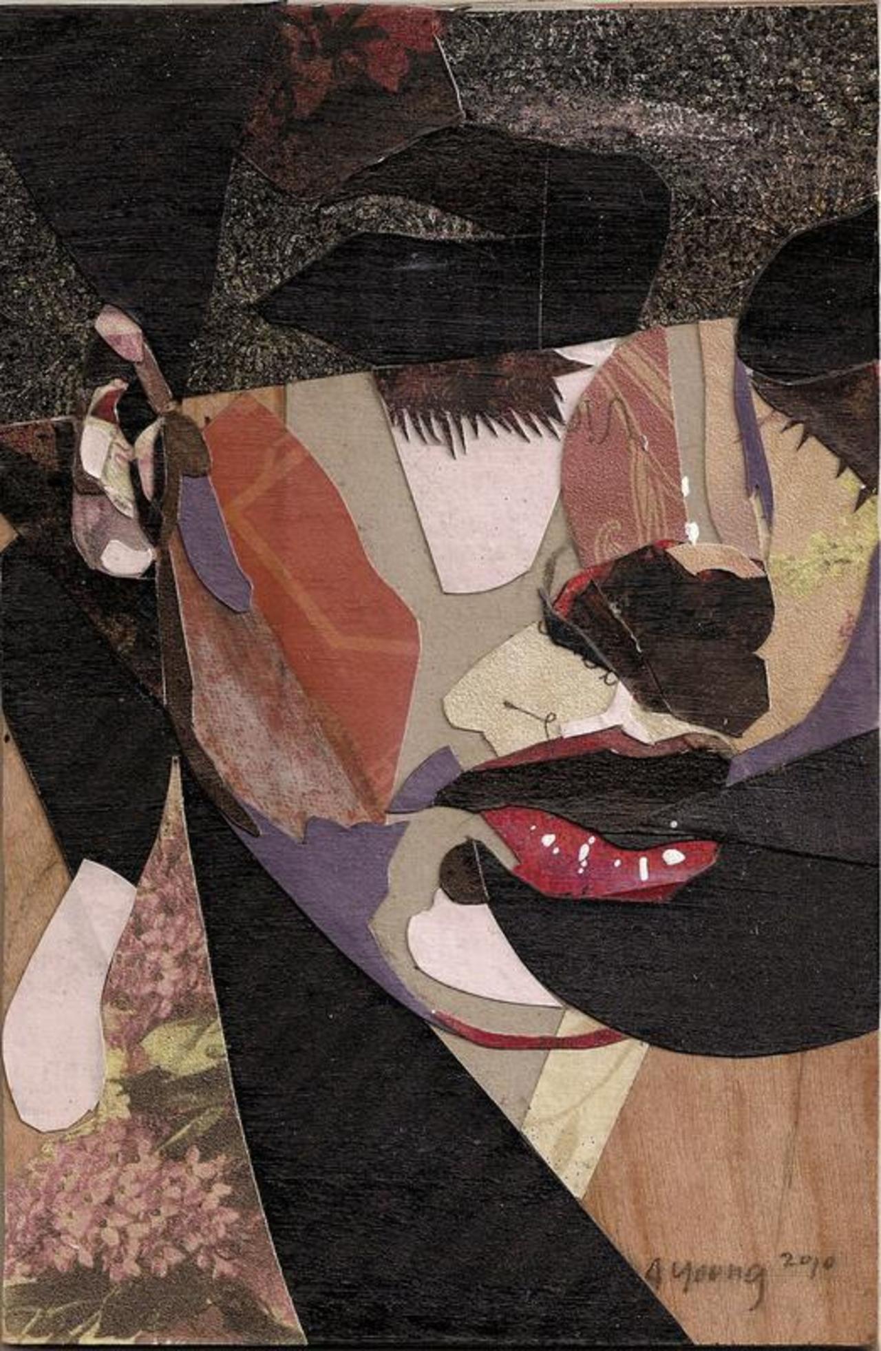 "@sweetlilmzmia: Isabelle | by Drew Young (Mixed Media on Mahogany) /#Art #Collage #Portrait http://t.co/GnS44I1oxk" Very Good