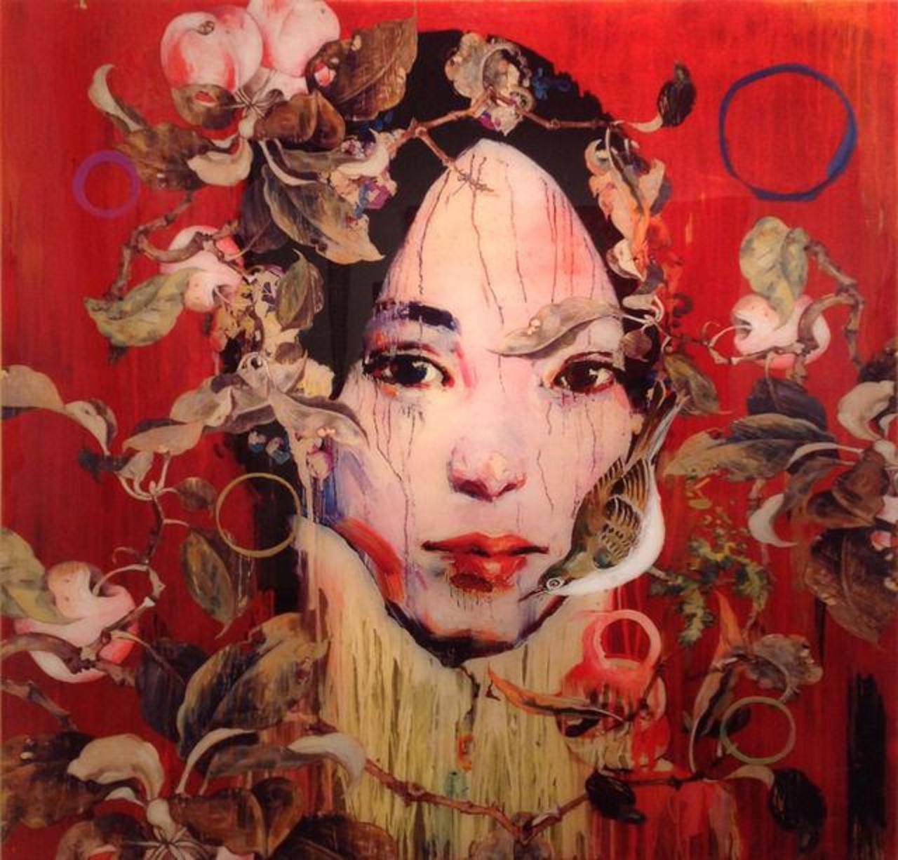Peresphone IV by Hung Liu. #Art #Painting #Portrait http://t.co/A9DuHYciGB