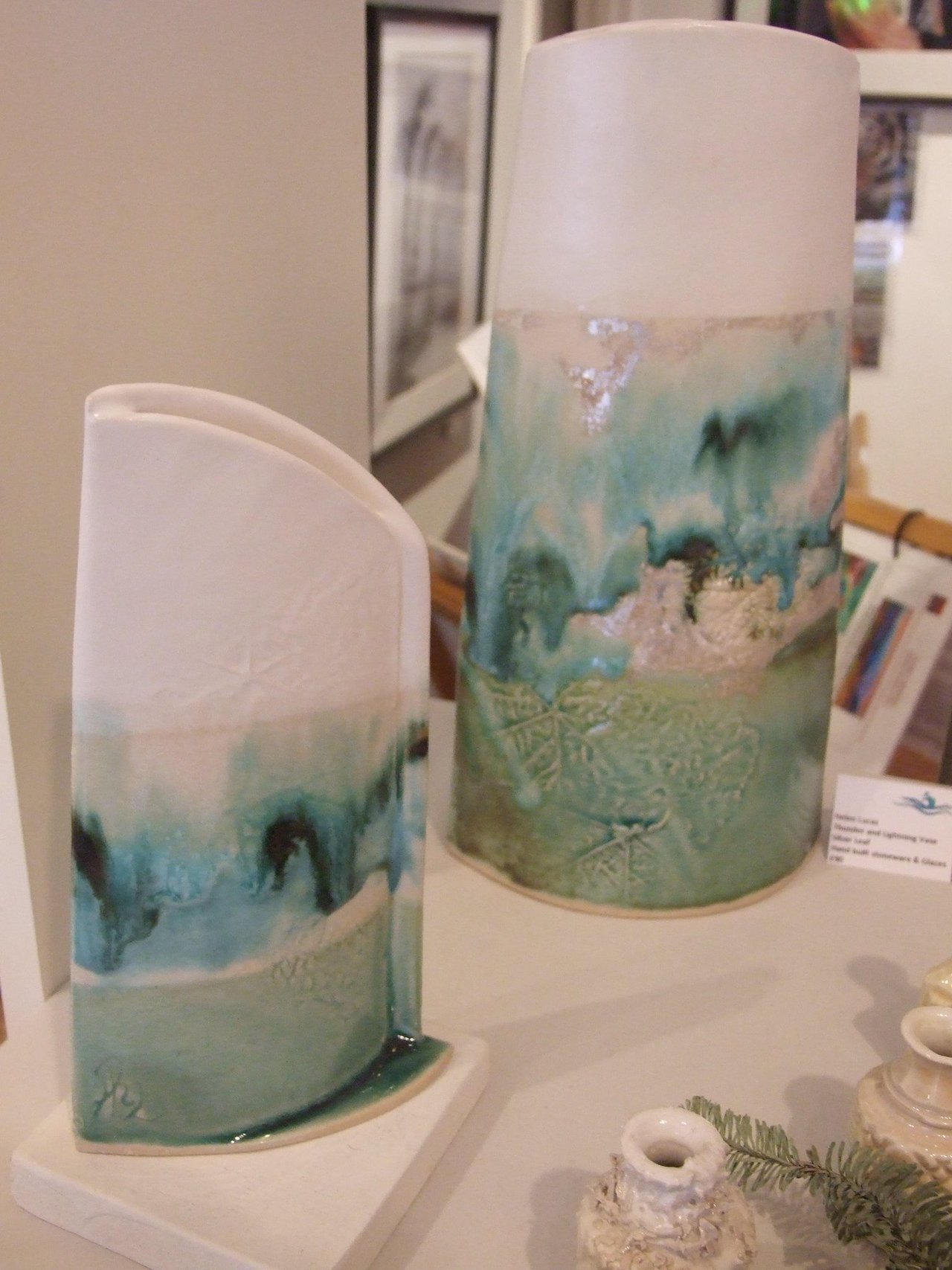 Landscape Horizon Vases #Horizon #landscape #ceramics #design #Brighton #abstract #glaze #vase http://t.co/6ePTp3AnJO