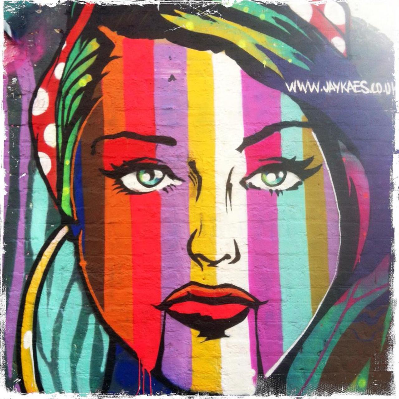 Finished Jay Kaes work on Sclater Street. #art #streetart #graffiti http://t.co/XMc4iVPN0o